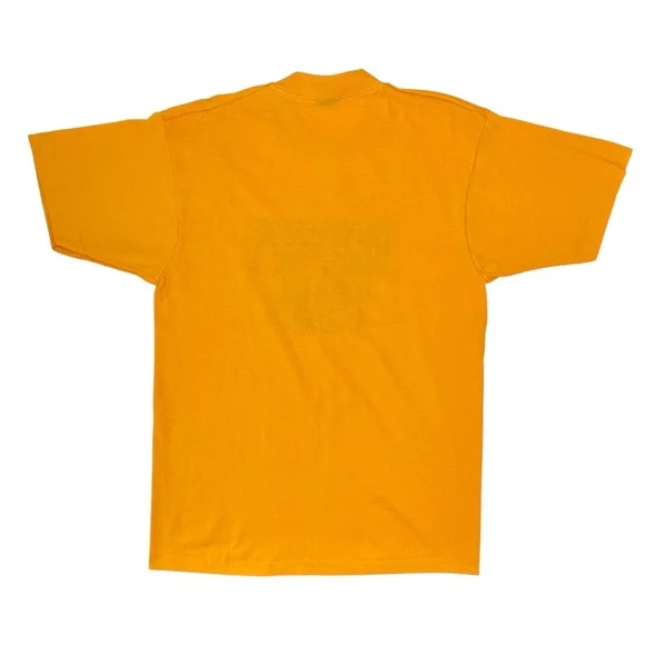 1982 RARE Single Stitch Vintage Yellow Orange Capitalism Collector’s T-Shirt Tee